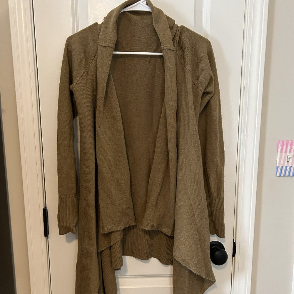 Tan cardigan